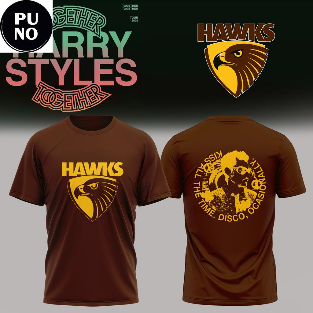 Hawthorn Hawks x Harry Styles Together Together Tour 2026 Hoodie T-Shirt