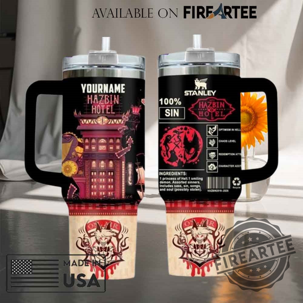 Hazbin Hotel Gift For Fans 2025 Personalized Stanley Tumbler
