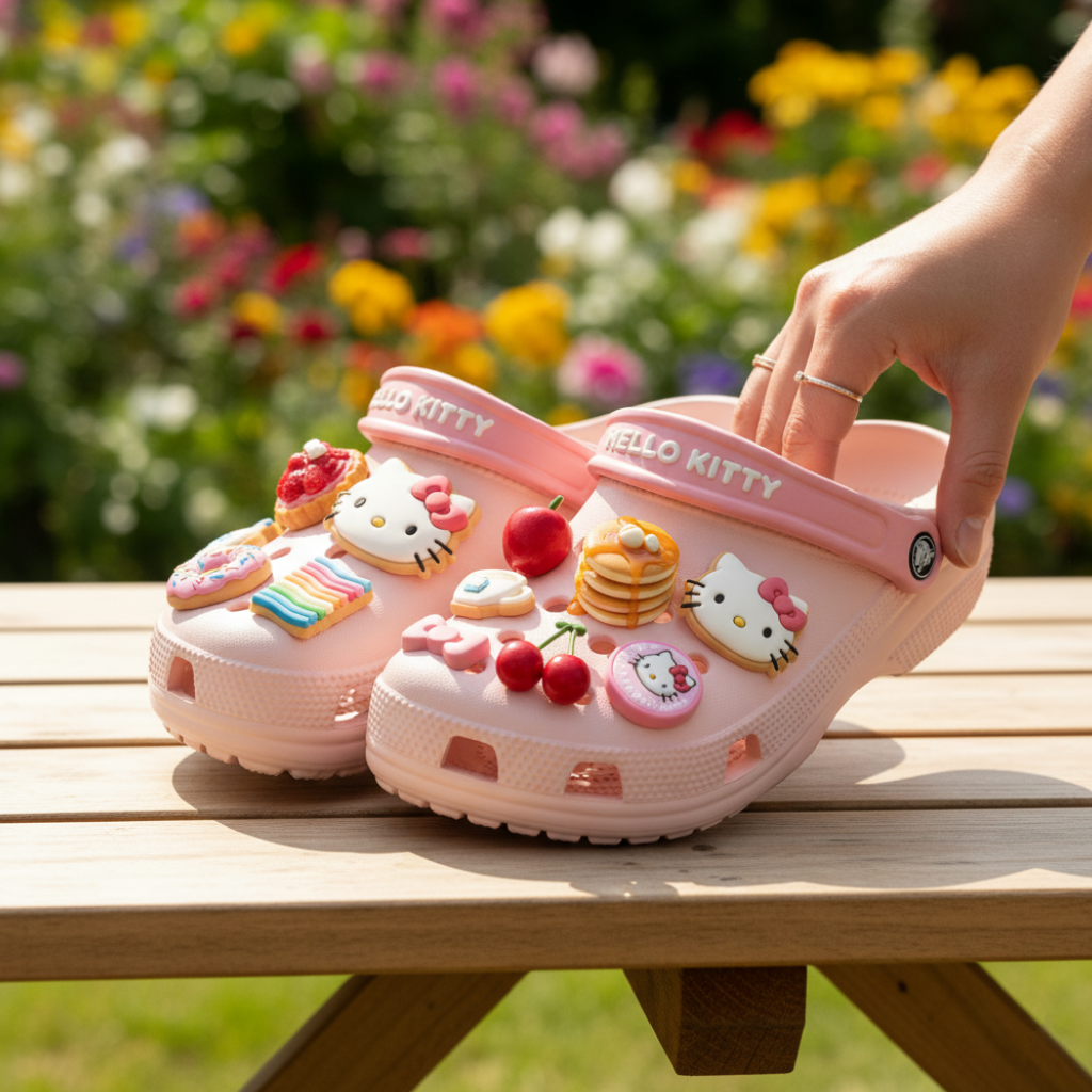 Hello Kitty Croc Charms