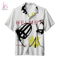 Helmet Strap It On Hawaiian Shirt