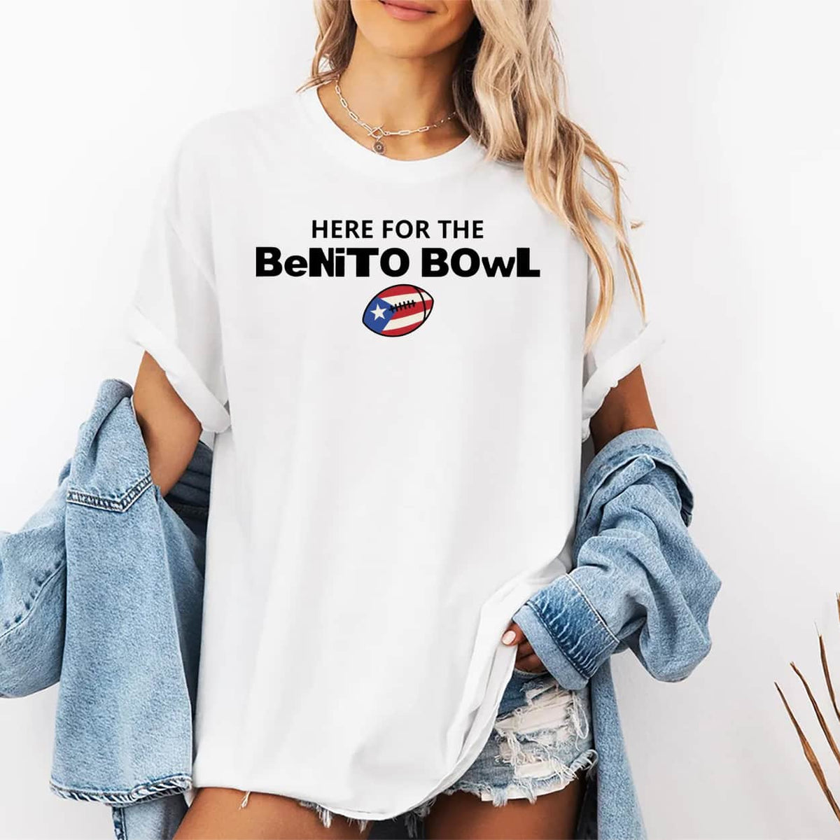Here For The Benito Bowl Bad Bunny Shirt