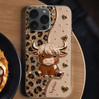 Highland Cow Custom Personalized Phone Case