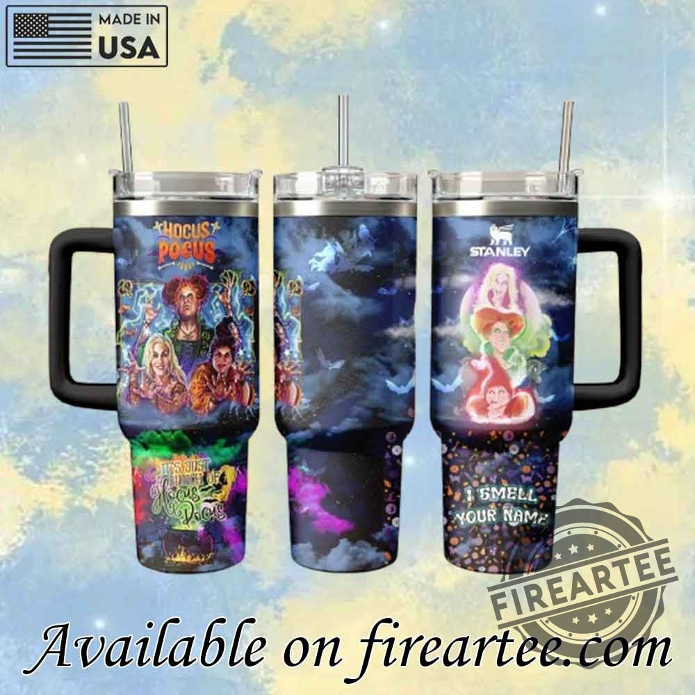 Hocus Pocus Sanderson Sisters Tumbler Stanley Halloween Mug With Personalization