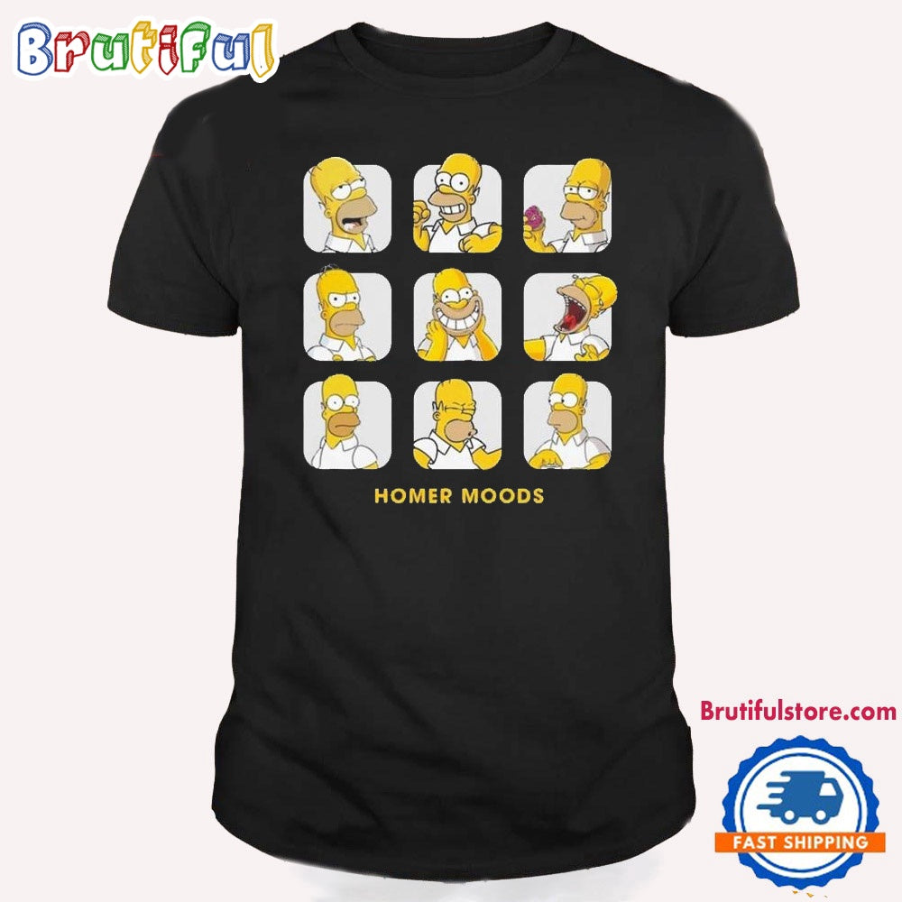 Homer Simpson Moods The Simpson 2024 T Shirt