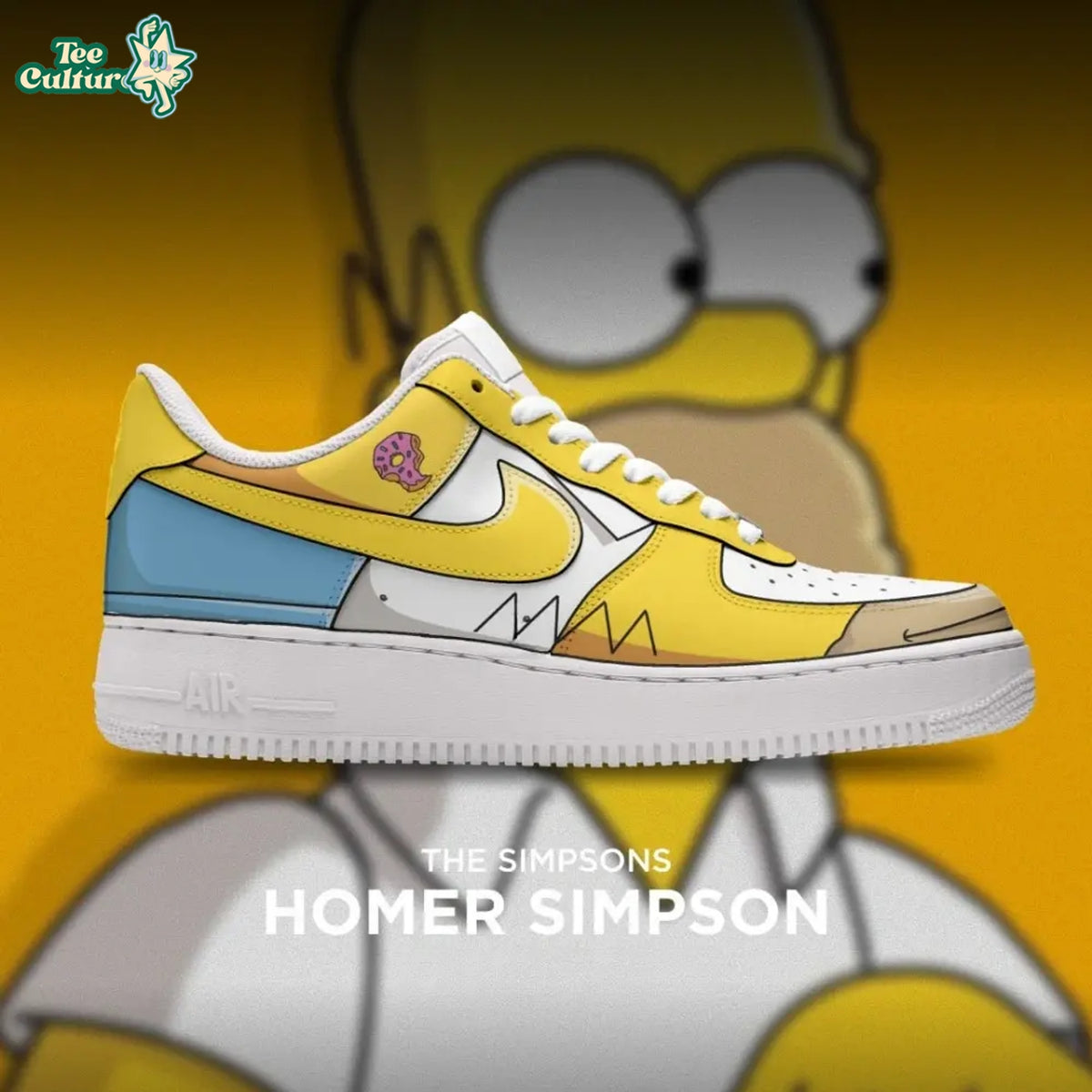 Homer Simpson The Simpsons Low Top Shoes