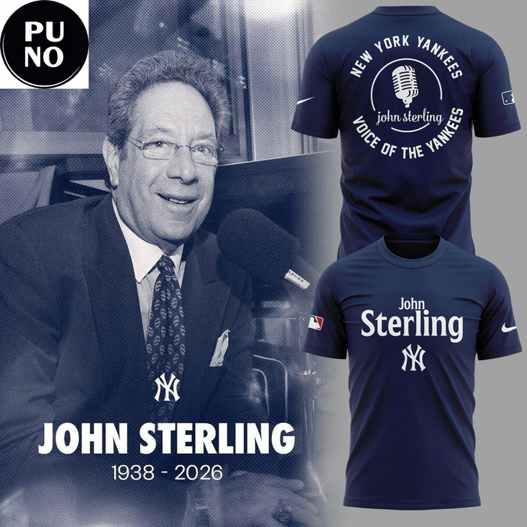 Honoring The Legend John Sterling Voice of the Yankees 2026 Hoodie T-Shirt