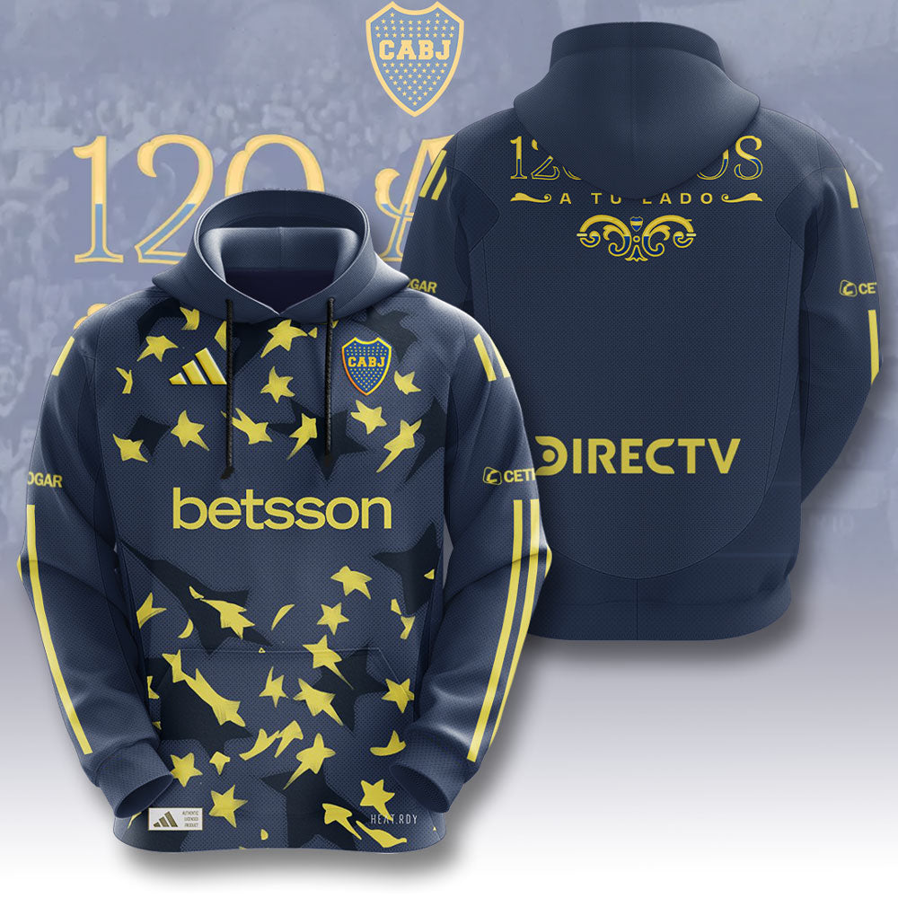 Boca Juniors 120th Anniversary 2025 3D Apparel – GNE4255