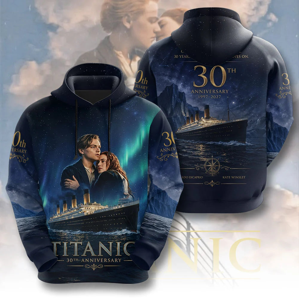 Titanic 30th Anniversary 3D Apparel – TMTHU9023