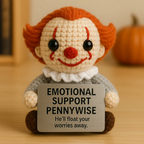 Horror Crocheted Emotional Support Dolls
