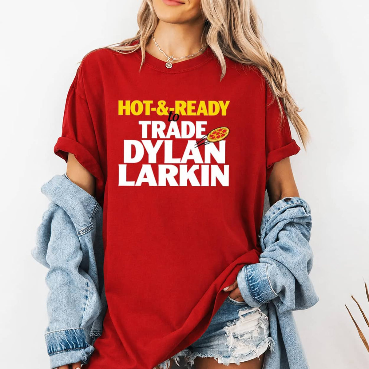 Hot And Ready To Trade Dylan Larkin Shirt