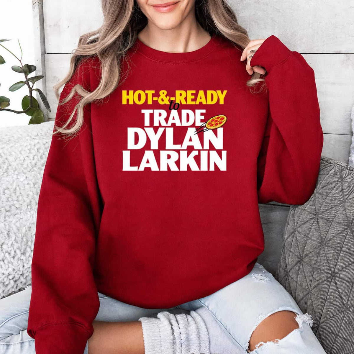 Hot And Ready To Trade Dylan Larkin Shirt