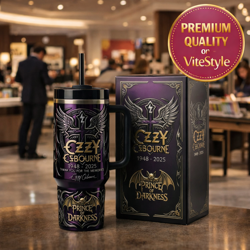 Hot Ozzy Osbourne Prince of Darkness YETI Insulated Tumbler