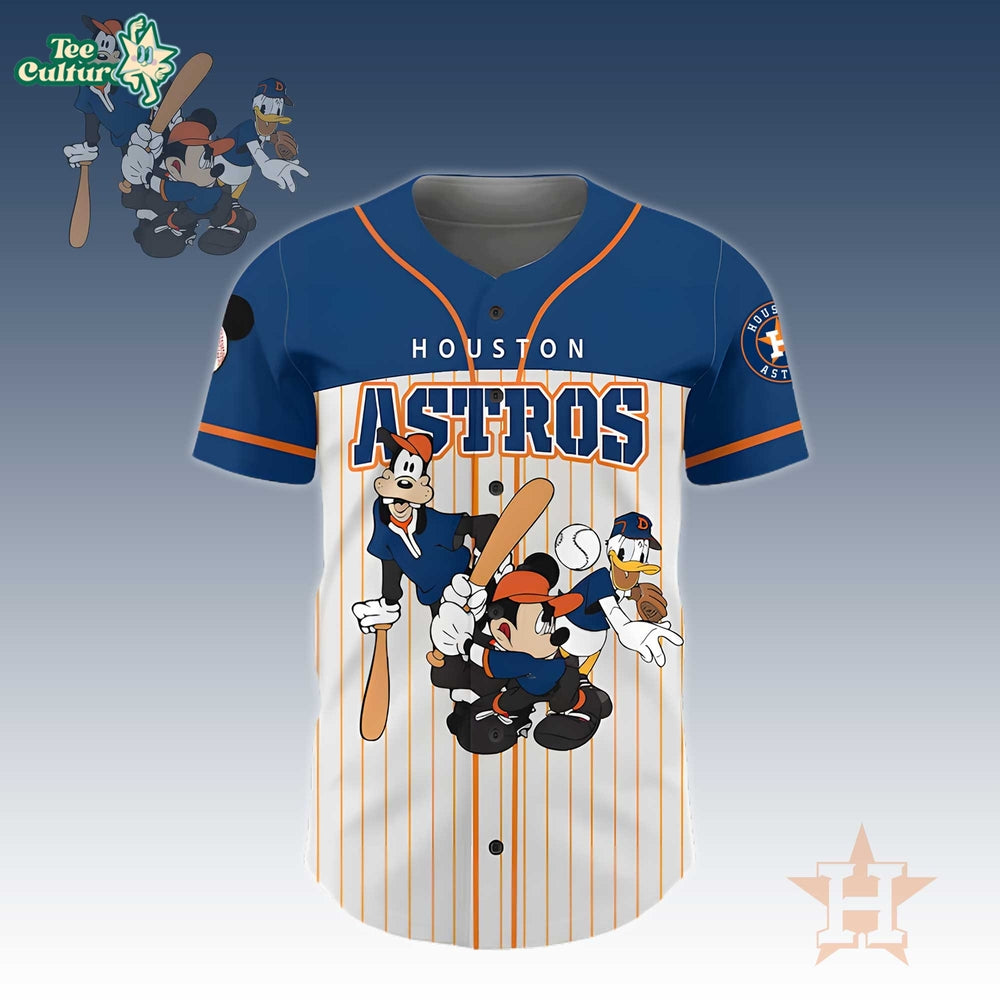 Houston Astros Custom Name and Number Baseball Jersey Personalized Fan Gift