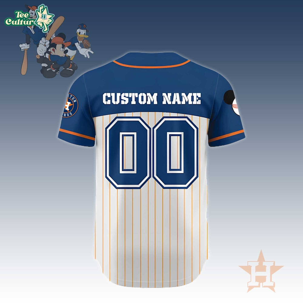 Houston Astros Custom Name and Number Baseball Jersey Personalized Fan Gift