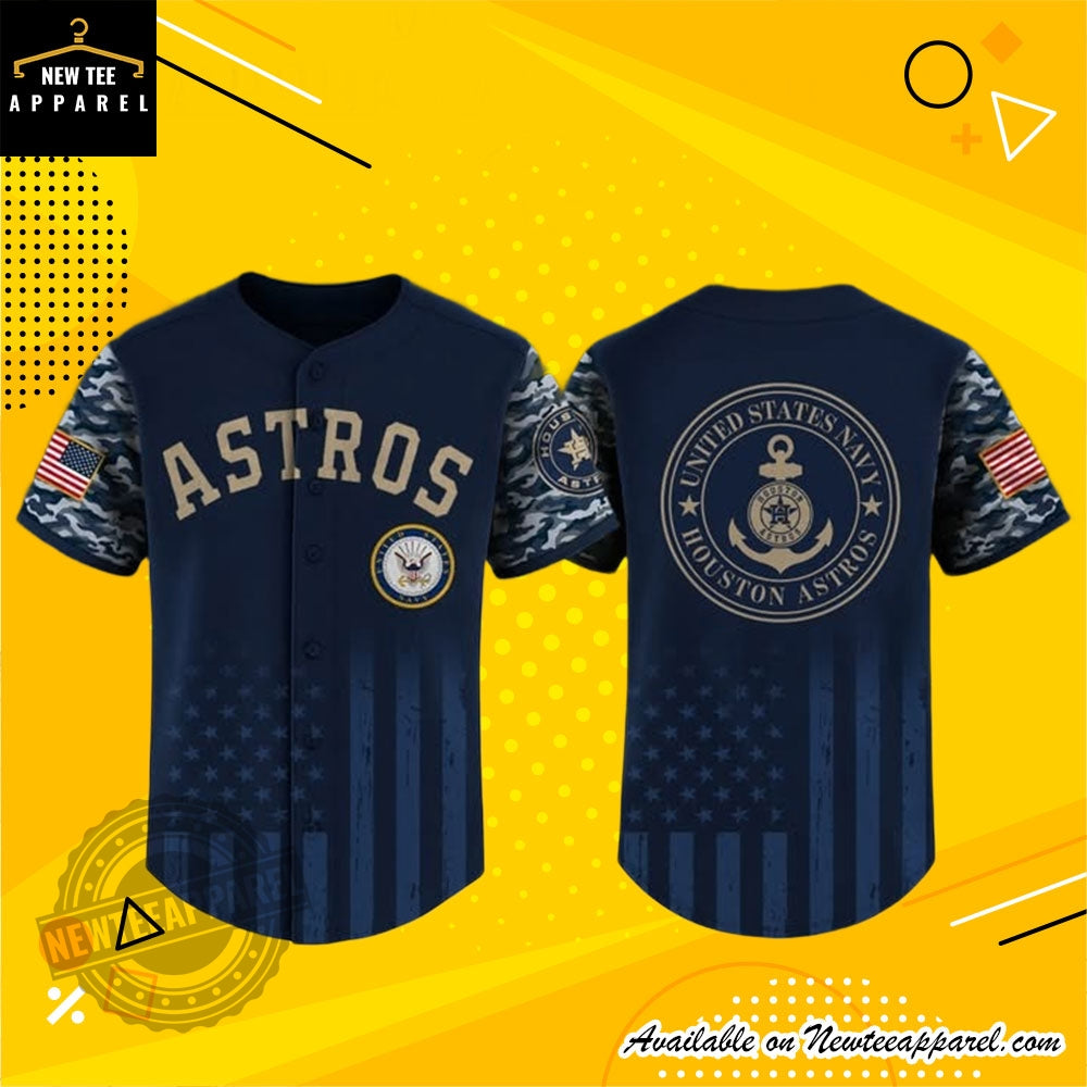 Houston Astros Us Navy Baseball Jersey