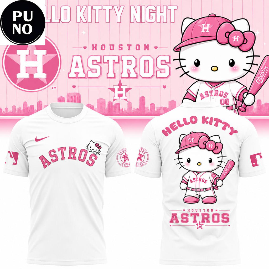 Houston Astros x Hello Kitty Night 2026 Hoodie T-Shirt