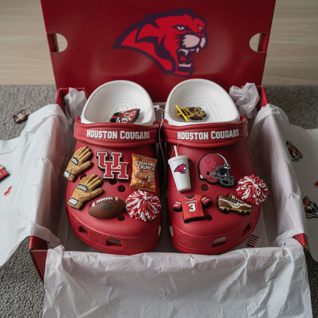 Houston Cougars Crocs Charm