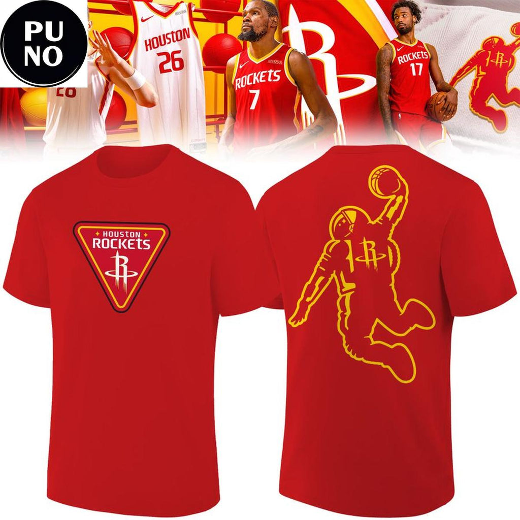 Houston Rockets Clutch City 2026 Rebrand T-Shirt