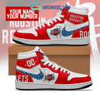 Houston Rockets NBA Personalized Air Jordan 1 Shoes