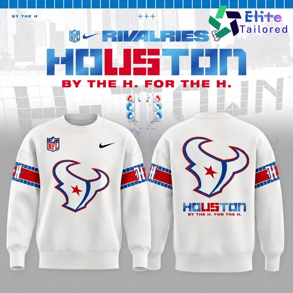 Houston Texans 2026 Rivalries By The H For The H Graphic Sweatshirt
