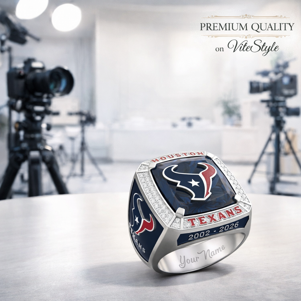NEW Houston Texans 3D Ring Personalized Championship