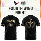 Houston Texans Fourth Wings Night Black Shirt