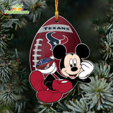 Houston Texans Mickey Mouse Ornament Disney Christmas Decorations