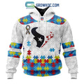 Houston Texans NFL Autism Awareness Personalized Hoodie T Shirt