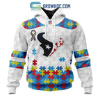 Houston Texans NFL Autism Awareness Personalized Hoodie T Shirt