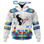 Houston Texans NFL Autism Awareness Personalized Hoodie T Shirt