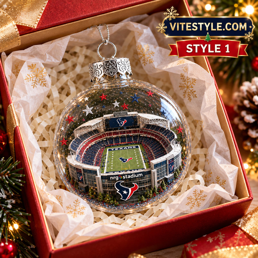 Houston Texans NRG Stadium Christmas Ornament