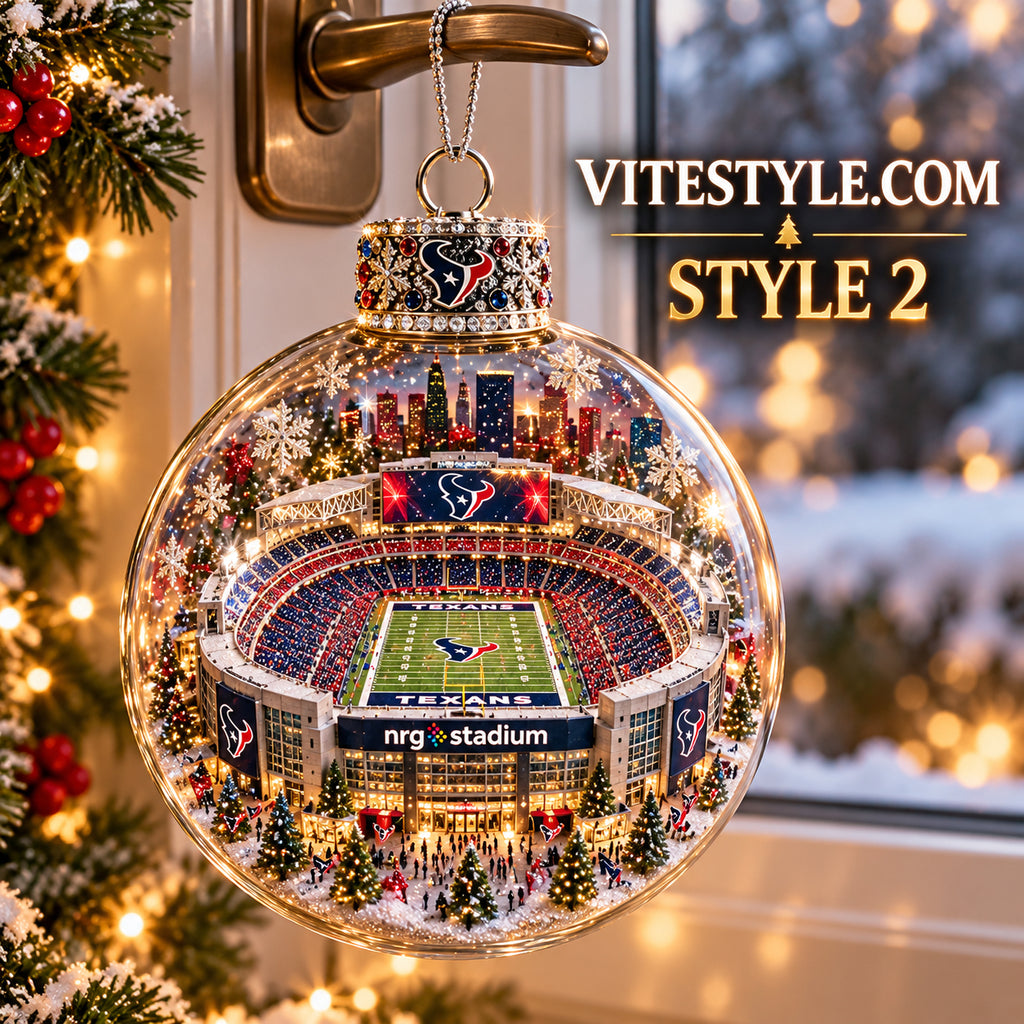 Houston Texans NRG Stadium Christmas Ornament