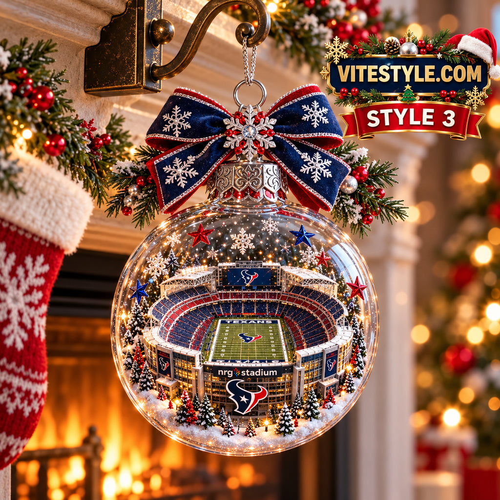 Houston Texans NRG Stadium Christmas Ornament