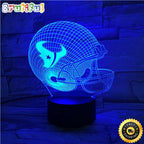 Houston Texans Night Light 3D Illusion LED Lamp