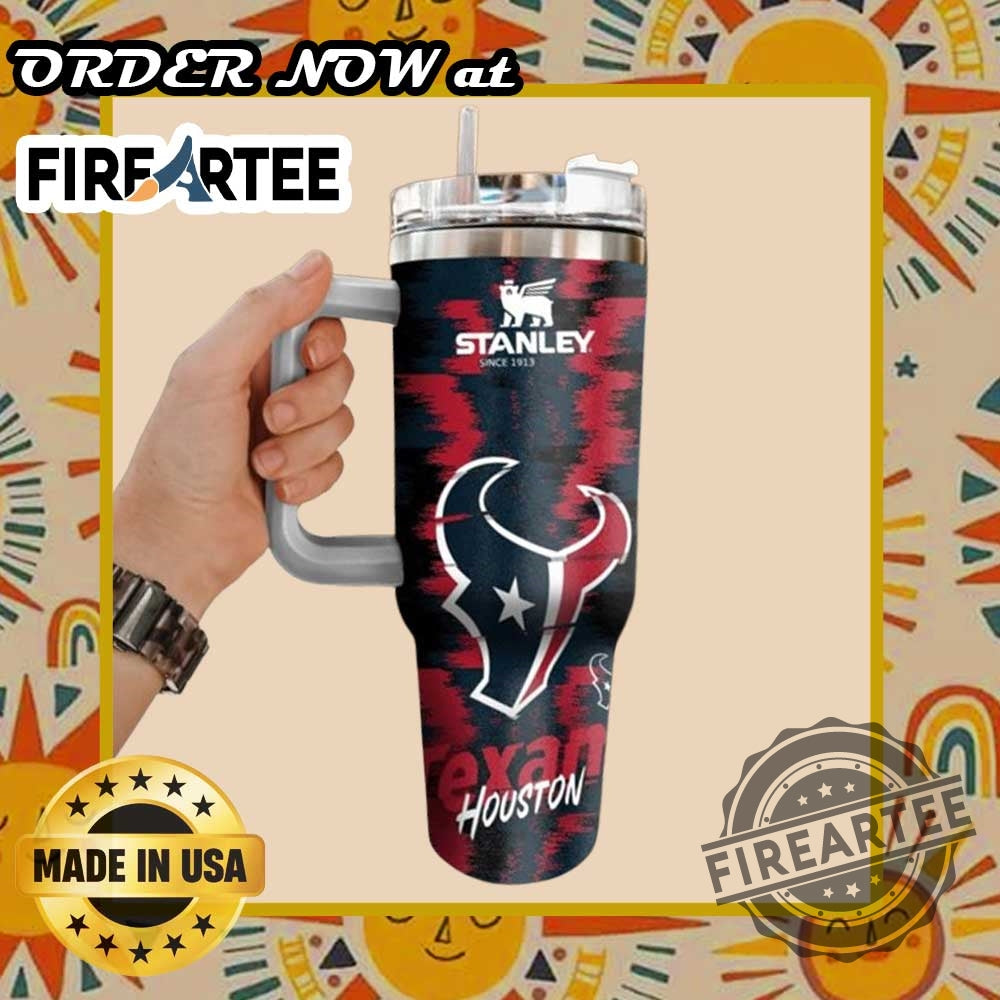 Houston Texans Stanley Tumbler Customizable Nfl Team Fan Gear