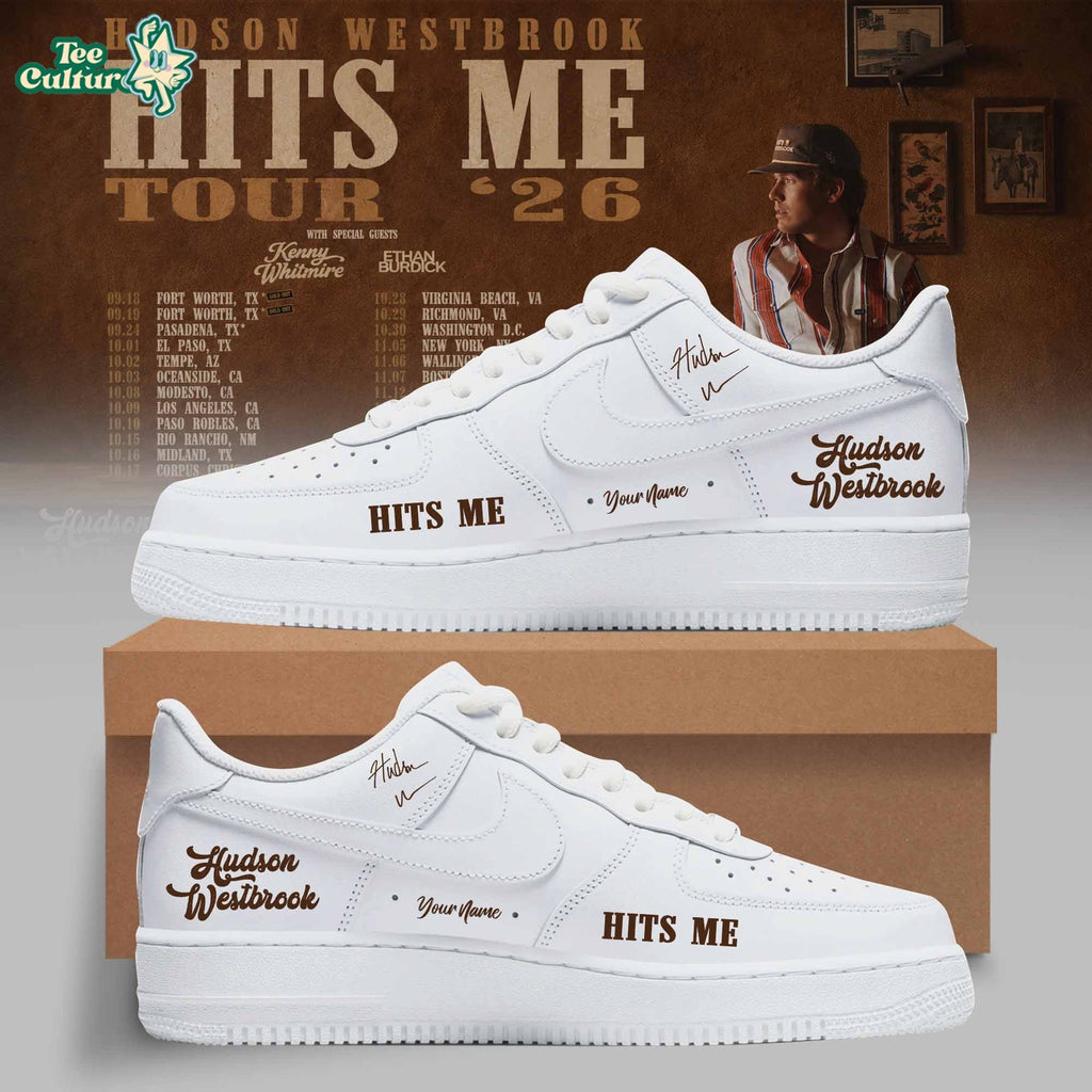 Hudson Westbrook “Hits Me Tour ’26” Collection AF1 – White