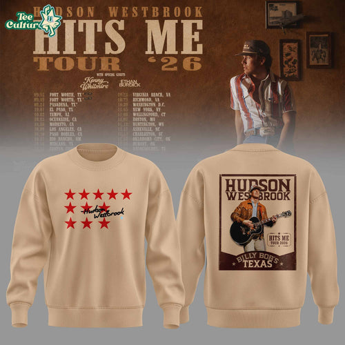 Hudson Westbrook “Hits Me Tour ’26” Collection Sweatshirt
