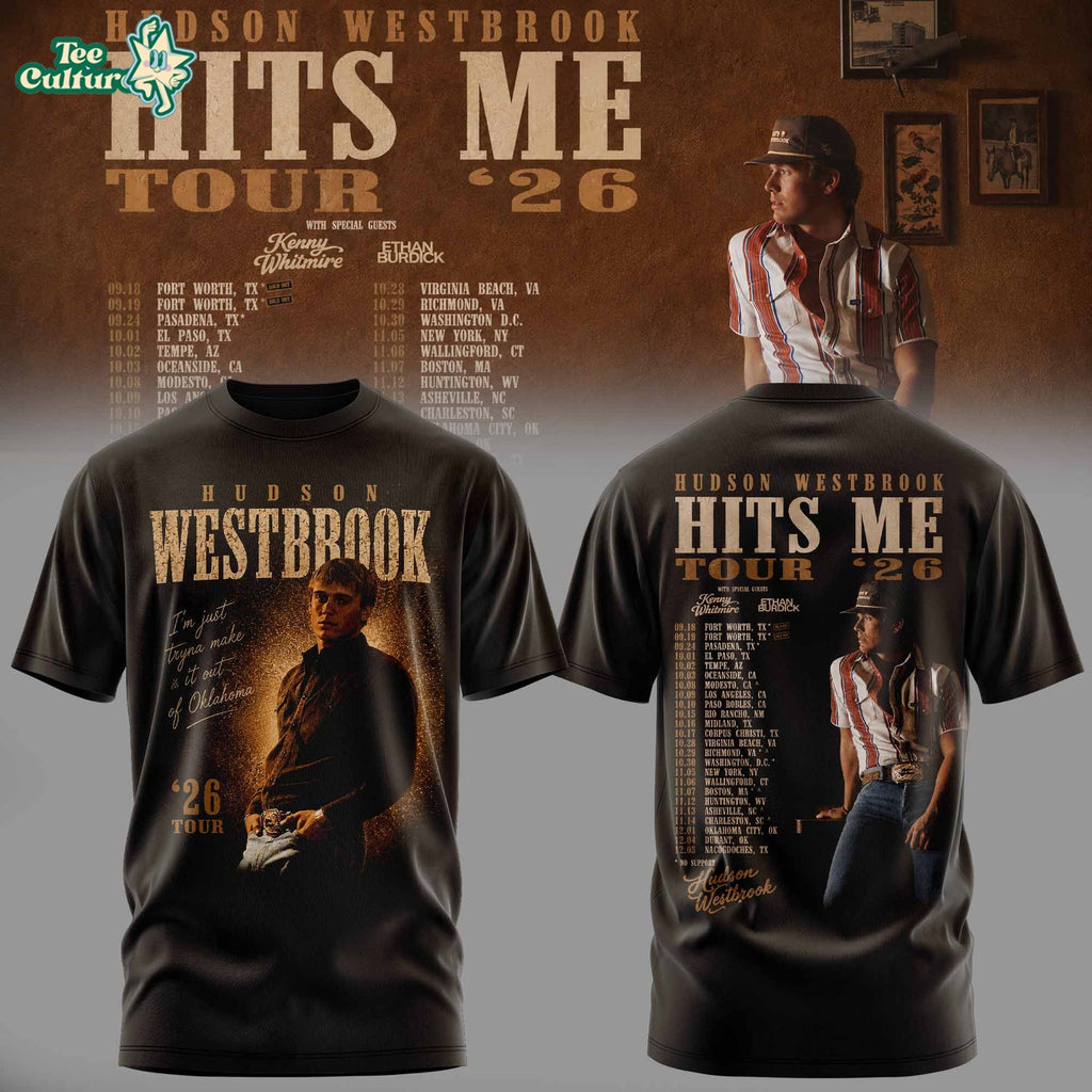 Hudson Westbrook “Hits Me Tour ’26” Collection Tshirt