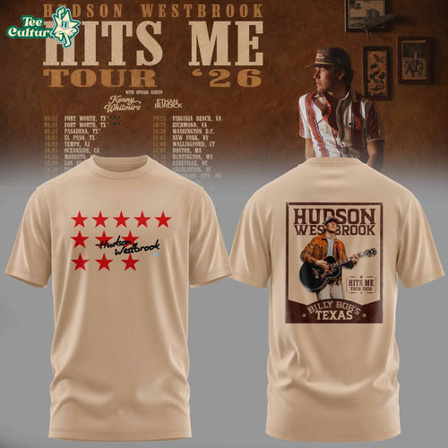 Hudson Westbrook “Hits Me Tour ’26” Collection Tshirt V2