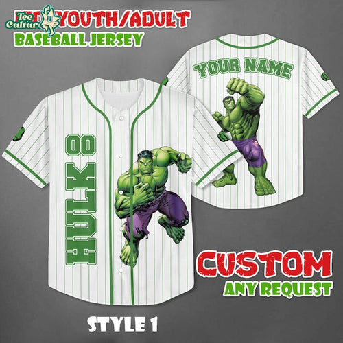 Hulk Avengers Encore Baseball Jersey