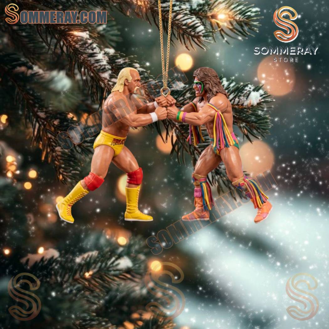Hulk Hogan Vs. Ultimate Warrior Ornament