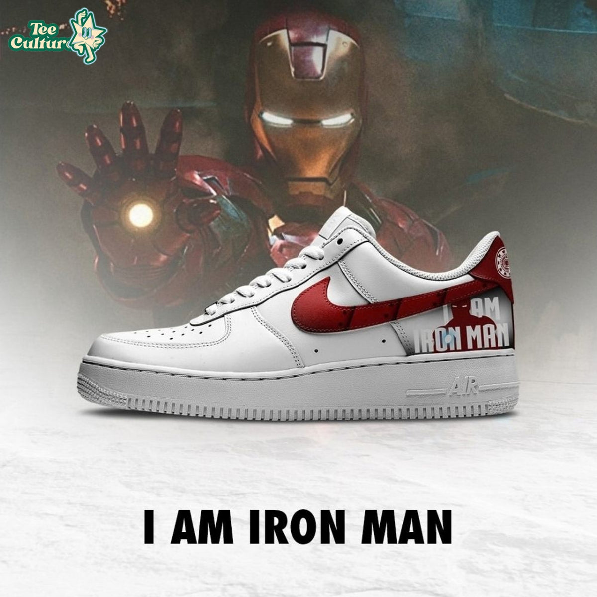 I Am Iron Man Marvel Custom Low Top Shoes