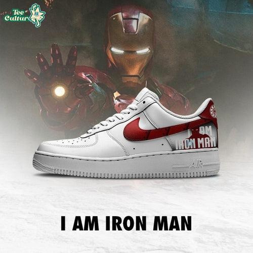 I Am Iron Man Marvel Custom Low Top Shoes