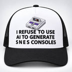 I Refuse To Use AI To Generate SNES Consoles Hat