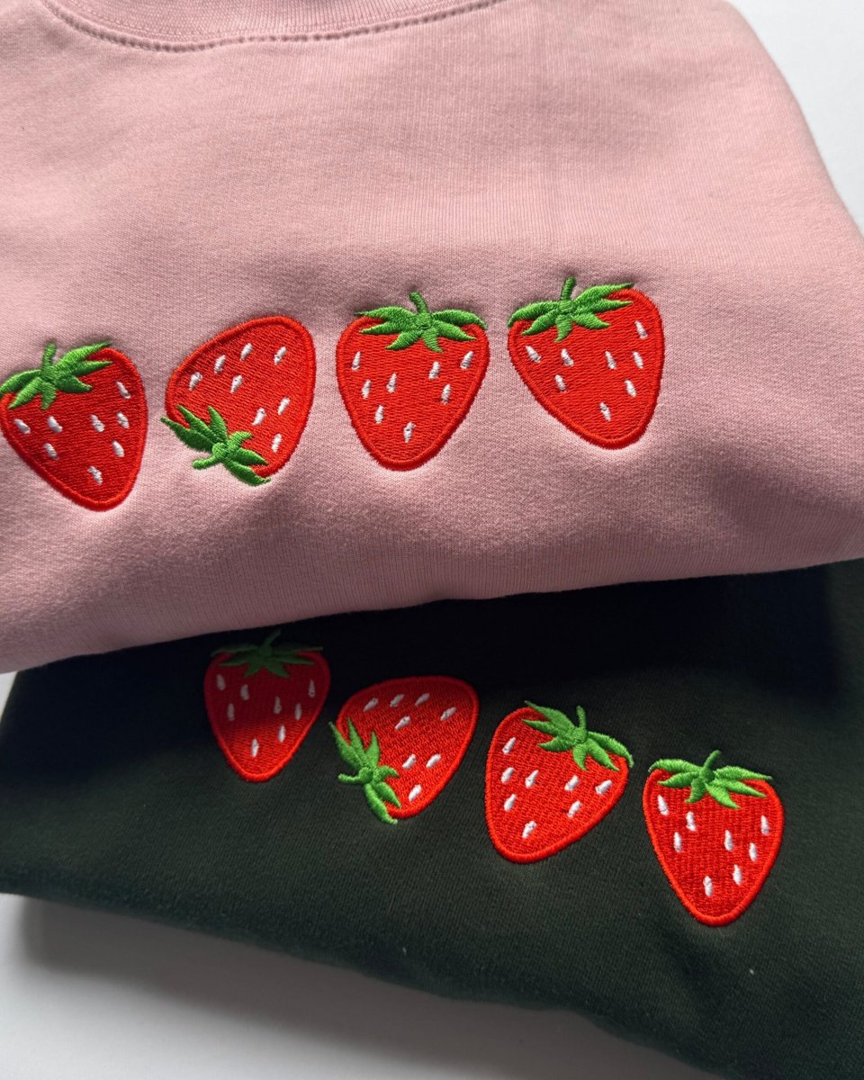 Super Straws Embroidered Sweatshirt