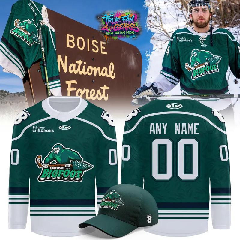 Idaho Steelheads Boise Bigfoot 2026 Hockey Jersey