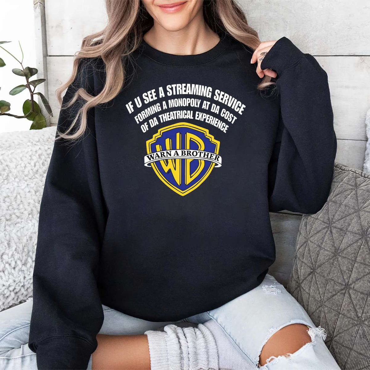 If U See A Streaming Service Forming A Monopoly At Da Cost Of Da Theatrical Experience Warn A Brother Shirt