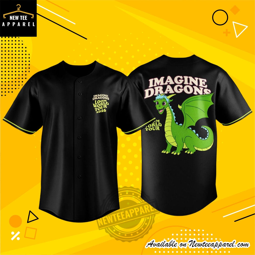 Imagine Dragons Loom World Tour 2026 Baseball Jersey