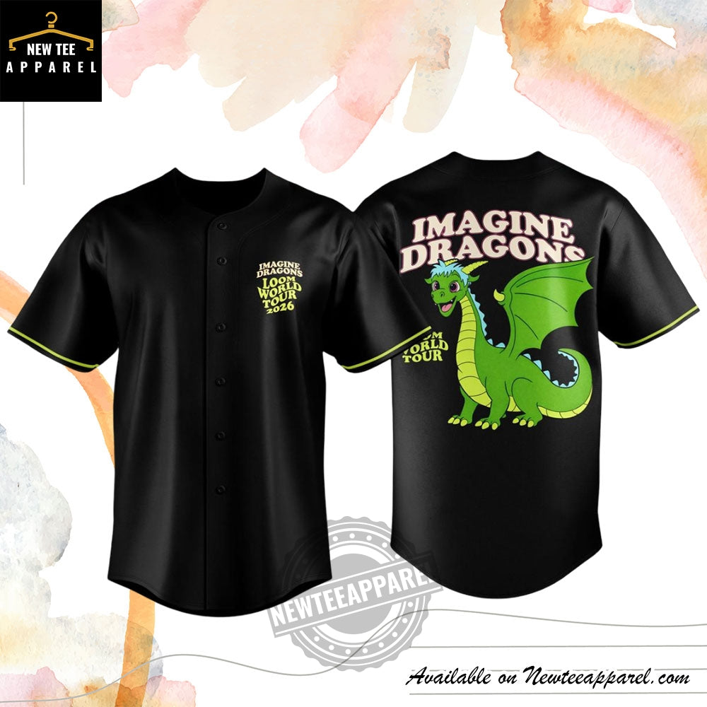 Imagine Dragons Loom World Tour 2026 Baseball Jersey