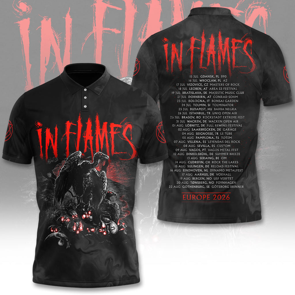In Flames Tour 2026 3D Apparel – TANTN24351